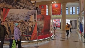 #140.Москва.Хорошая прогулка получилась по ВДНХ. Погода не очень,а народу тьма.