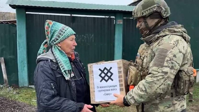Военные группировки «Север» рассказали об оказании помощи жителям курского приграничья