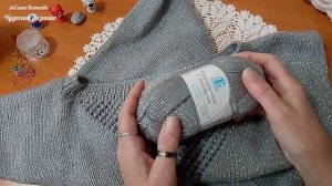 Две готовые работы//пряжа и спицы для рукоделия//
как я сшиваю свои плечевые изделия