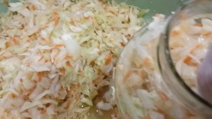 Квашеная капуста на зиму.