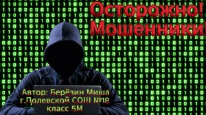 Осторожно! Мошенники! Михаил Березин