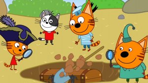 Три кота Морские Приключения. Игра мультфильм. Новая серия