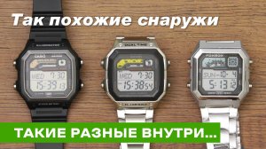 Casio, Skmei, Foxbox, Sanda - сравниваем похожие модели часов