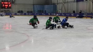 Победители 3-го круга чемпионата России "Лига героев" по следж-хоккею