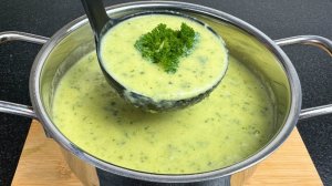 Кремовый СУП из цуккини...🍲🥒😋    Рецепт ⤵️