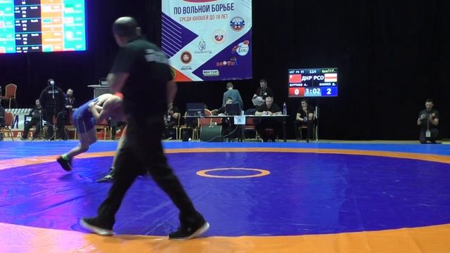 Али Буртиев (ДНР) - Давид Ваниев (РСО-Алания)