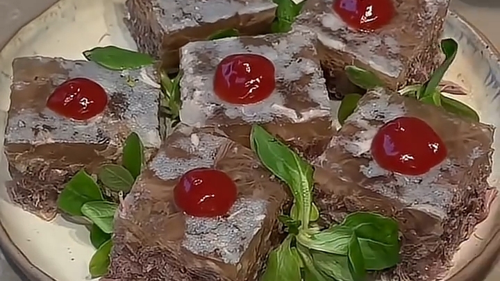 Диетический ХОЛОДЕЦ...❄🍮🥩☘️😋