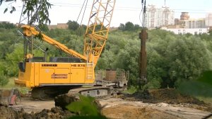 Ударно-канатное бурение Liebherr HS875HD