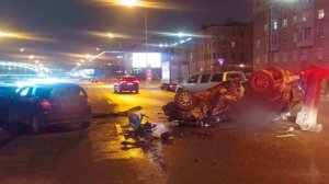 Один человек погиб в крупном ДТП в Петербурге