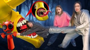 Горка ПОЖИРАТЕЛЬ съела СПРУНКИ !