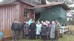 Память Дмитрия Солунского 8.11.25 г в храме Трех святителей, Капецкий погост Тихвинский район