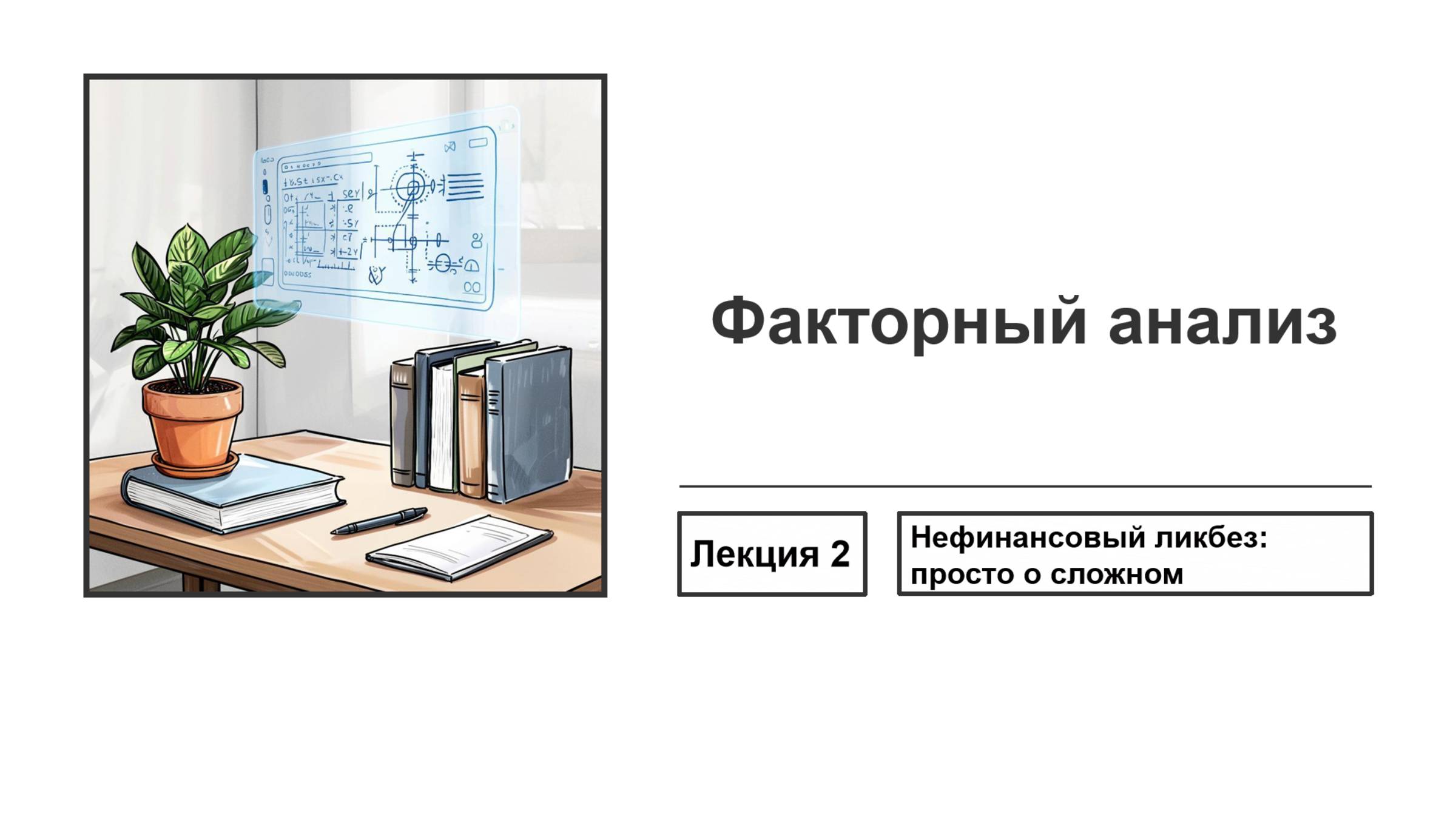 Факторный анализ с примерами смотреть онлайн