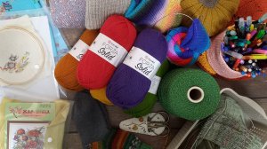 ВЯЗАЛЬНО-ВЫШИВАЛЬНЫЙ ЭПИЗОД✅🧶🪡🧵🍀ПОКУПКИ ✅️ПРОДВИЖЕНИЯ✅️ГОТОВЫЕ РАБОТЫ✅️