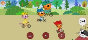 Три Кота Мультфильм Гонки КТО быстрее