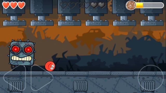 КРАСНЫЙ ШАР против Черного КВАДРАТА #5. Шарик летит на ЛУНУ Мультик про Red Ball 4 смотреть онлайн