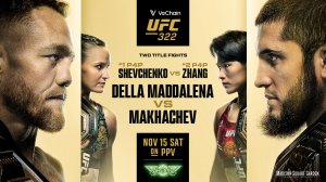 Анонс турнира UFC 322: Делла Маддалена vs Махачев