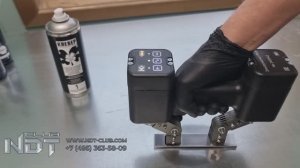 РМ-9 электромагнит - демонстрация работы на образце