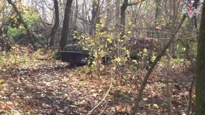 Работа роботизированной техники группировки войск «Запад»