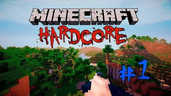 Minecraft hardcore (Начало выживания).