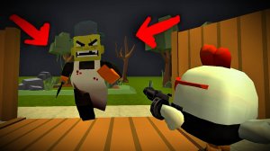 😨ПРИЗВАЛ ЗОМБИ МЯСНИКА В ЧИКЕН ГАН!😱 *B3 PLAY Б3 ПЛЕЙ*