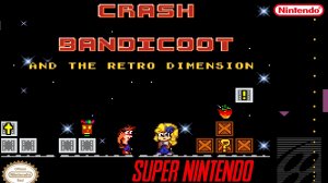 Crash Bandicoot and retro dimension SNES