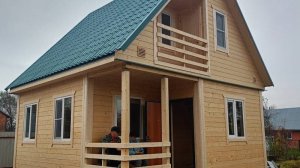 Дачный дом 6х6 метров с мансардой.  Красная Пахра. Москва, поэтапно. Как мы строим дачные дома