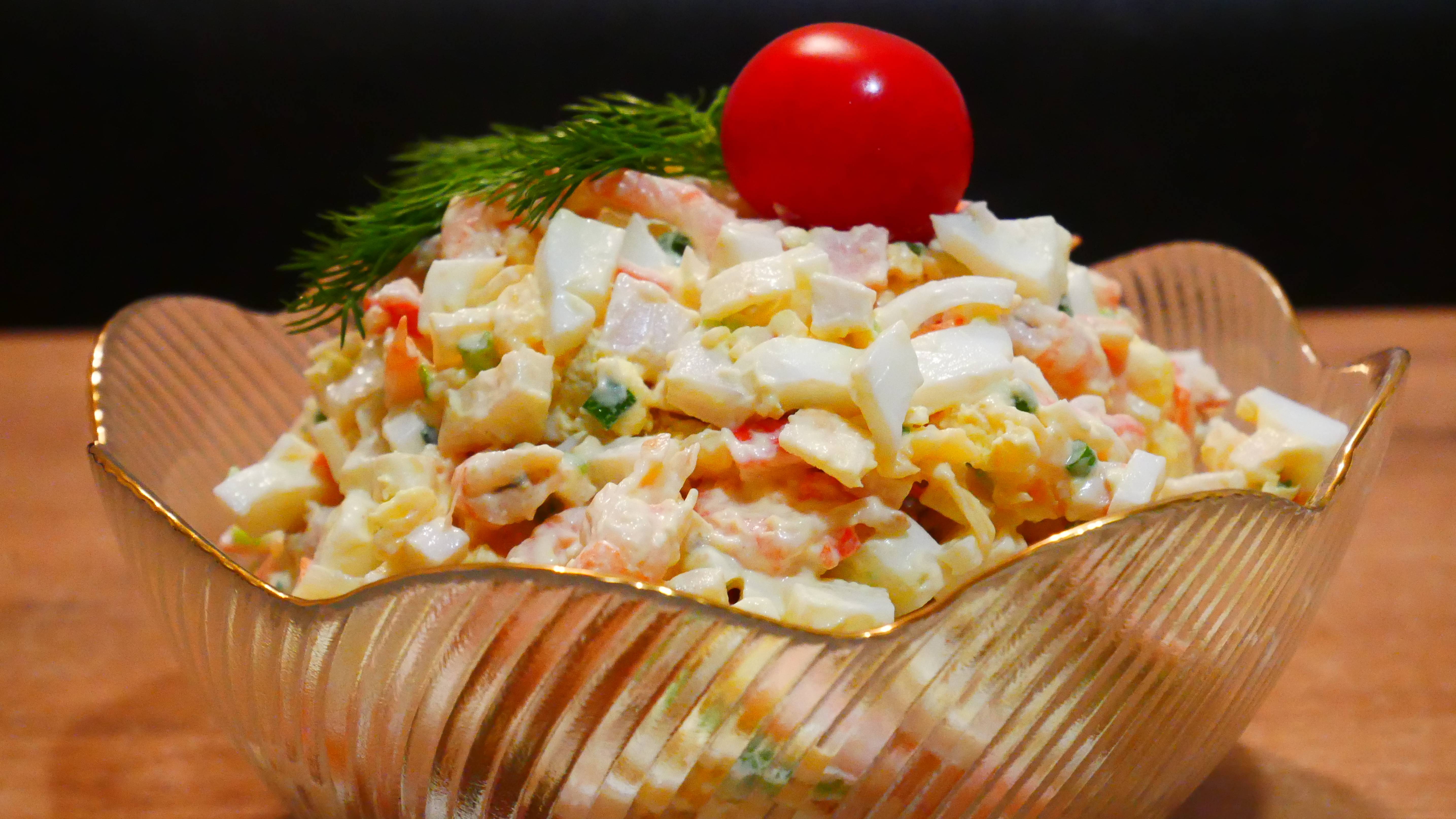 Новый салат на Новый год 2026! "Морское чудо" – легкий, нежный и очень красивый!