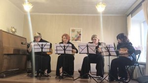 Г.Фаре " Павана" исп. квартет:Ахмедова Эльмира,Ходулина Александра,Стоялова Н.Ю,Ермолинская Т.А.