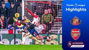 Обзор матча 11 тура Английской Премьер-Лиги НА РУССКОМ. Сандерленд — Арсенал