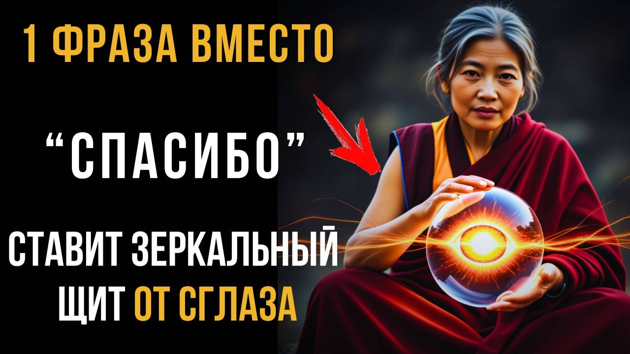 НИКОГДА не отвечай СПАСИБО на комплимент.  Фраза-оберег, которая спасет от сглаза Тибетская Тишина.