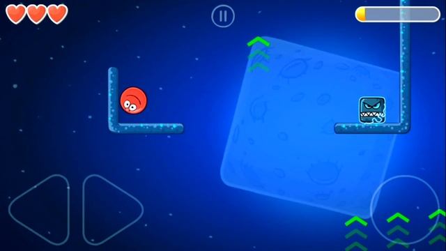 КРАСНЫЙ ШАР против Черного КВАДРАТА #6 Шарик на ЛУНЕ Мультик про Red Ball 4 смотреть онлайн