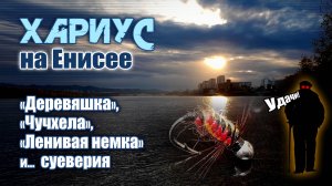 Хариус на Енисее. "Деревяшка", "Чучхела", "Ленивая немка" и... суеверия.