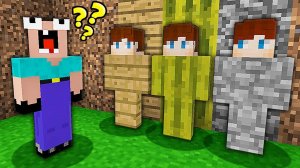 НУБ ЗАТРОЛЛЕН ПРЯТКАМИ В СКИНАХ БЛОКОВ И НЕВИДИМЫМ ПРО В МАЙНКРАФТ