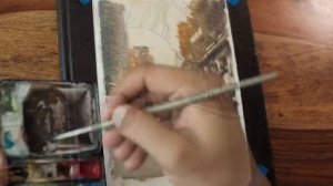 Акварельная живопись. Как создать атмосферу в городском пейзаже