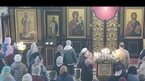 09.11.2025  Божественная Литургия. Воскресенье. Неделя 22-я по Пятидесятнице.