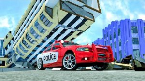 🚒 🚔 🚑 Грузовик-монстр Разрушает Здания В Городе