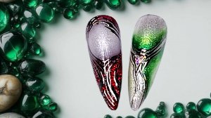 Идеи новогоднего маникюра 2026. МК