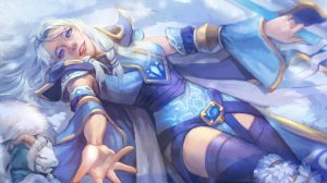DOTA 2 (Crystal Maiden gameplay)