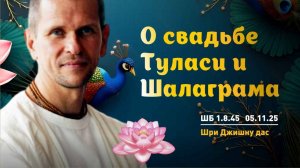 ШБ 1.8.45 О свадьбе Туласи и Шалаграма (05.11.2025)