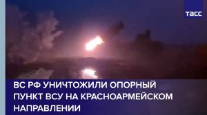 ВС РФ уничтожили опорный пункт ВСУ на красноармейском направлении