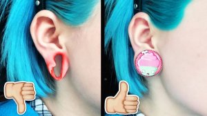 ПЛЮСЫ И МИНУСЫ ТОННЕЛЕЙ В УШАХ /ЛАЙФХАКИ С ТОННЕЛЯМИ