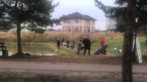 поимка форели