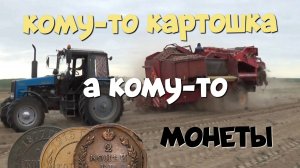 КОМУ ТО КАРТОШКА, А КОМУ ТО МОНЕТЫ. ПОИСК СТАРИНЫ С ЭКВИНОКС 800.