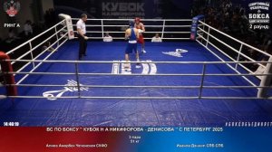 3 51 кг Алиев Амарбек Чеченская СКФО Иванов Даниил СПБ СПБ