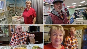 ВОСКРЕСЕНЬЕ. ЗАНИМАЮСЬ ВИНОМ, ЕДЕМ В ГОРОД И ПОПАДАЕМ К КРЫМЧАНАМ НА ОБЕД.