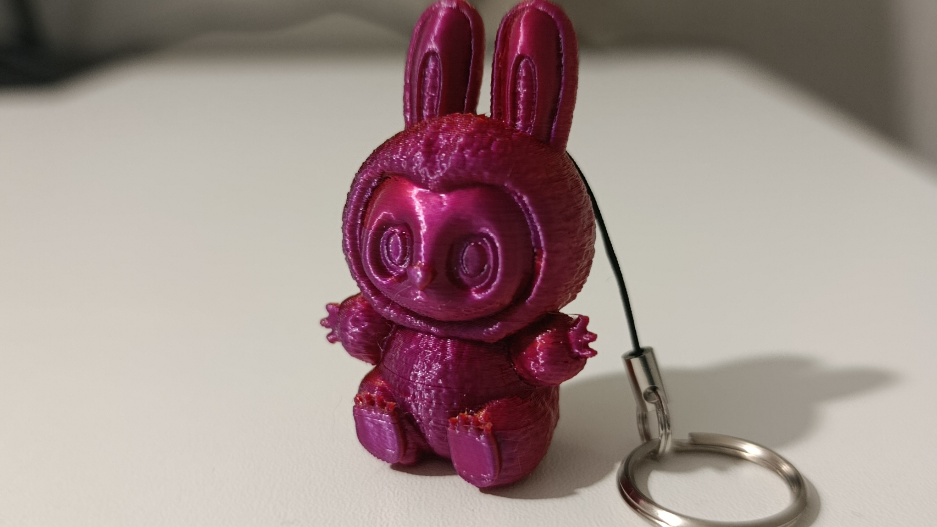 Брелок Лабубу детализированный печать Flashforge adventurer 5 m 5 m pro, пластик PLA смотреть онлайн