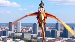 Видео для детей: полетаем на драконе