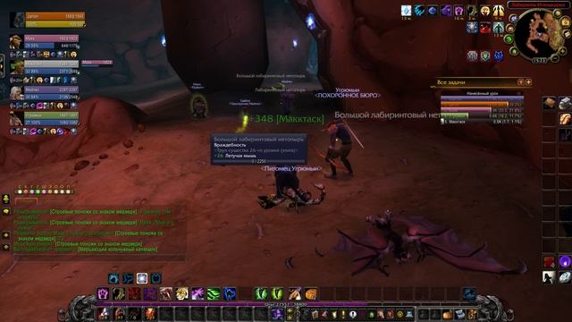 Лабиринты Иглошкурых Wow Sirus Neverest x3 Качаем Друид Кот#1