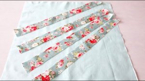 Две интересные идеи для дома из остатков красивой ткани