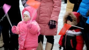 Флэшмоб ко дню матери 2015 компании Интерсвязь, Курган